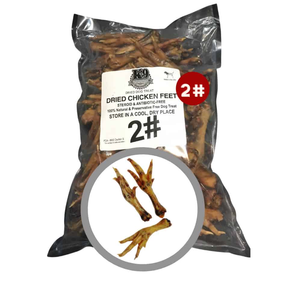 Are dried chicken 2024 feet safe for dogs